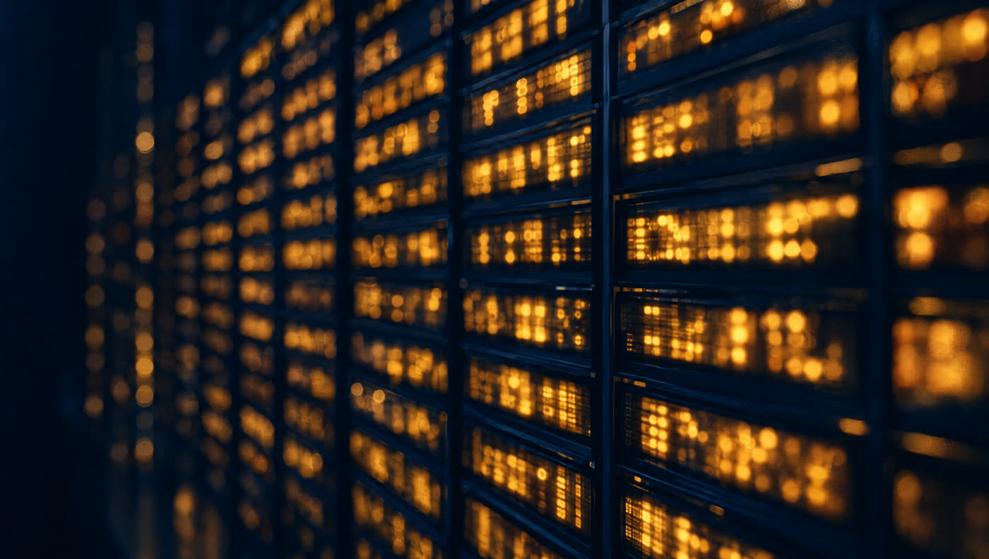 A dense wall of electronic ticker panels, the characters blurred out of focus