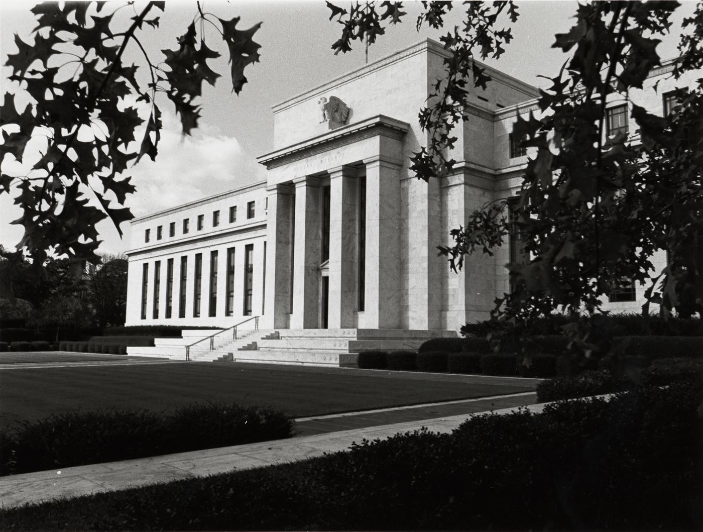 The Federal Reserve Eccles Building in Washington, photographed in 1937